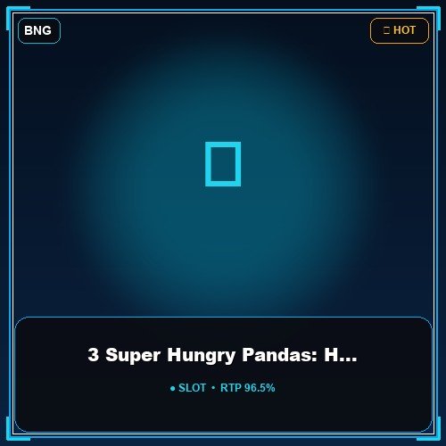 3 Super Hungry Pandas: Hold and Win