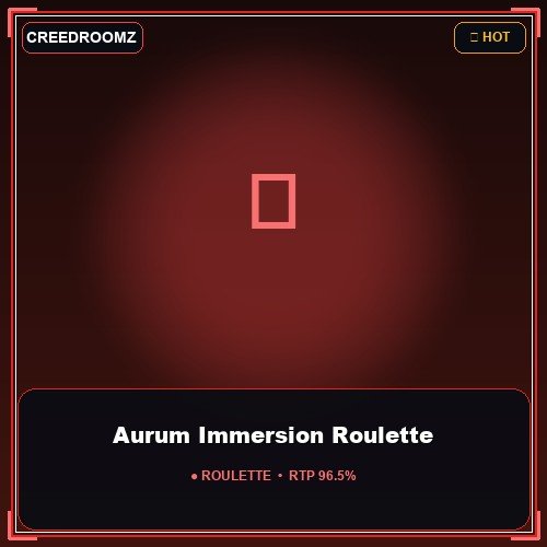 Aurum Immersion Roulette