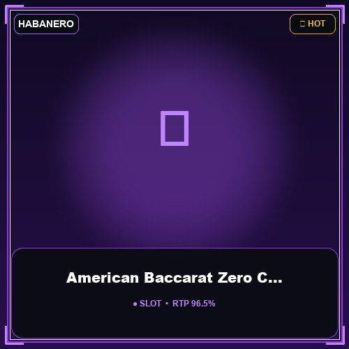 American Baccarat Zero Commission
