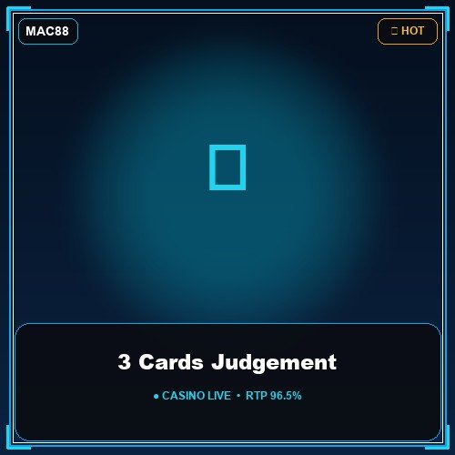 3 Cards Judgement