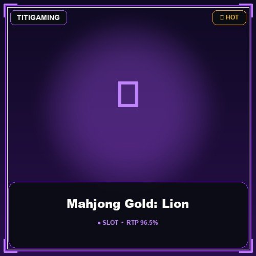 Mahjong Gold: Lion